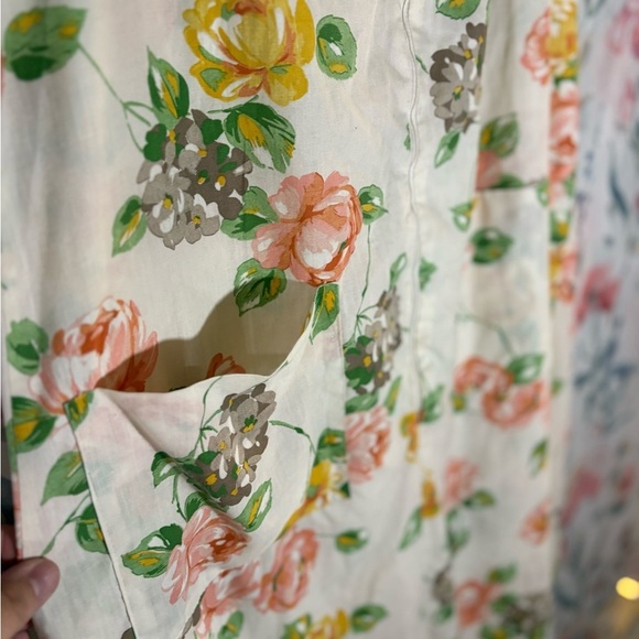 Vintage Floral Sleeveless Nightgown - Picture 3 of 8